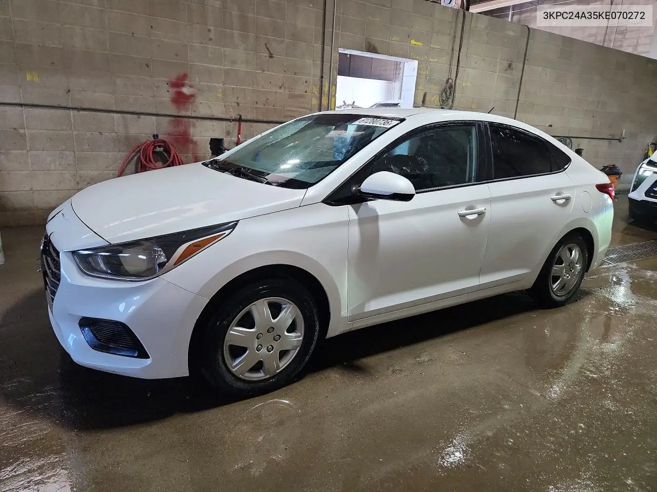 2019 Hyundai Accent Se VIN: 3KPC24A35KE070272 Lot: 61280736