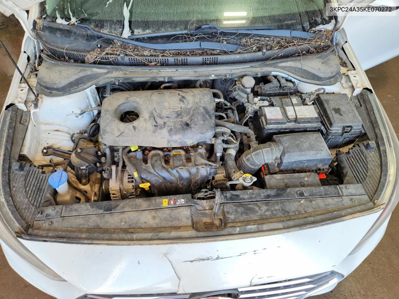 2019 Hyundai Accent Se VIN: 3KPC24A35KE070272 Lot: 61280736