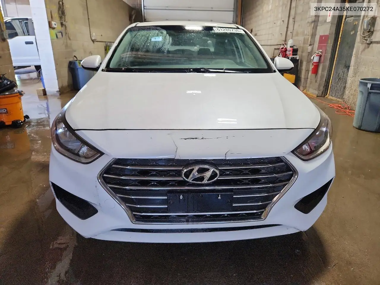 2019 Hyundai Accent Se VIN: 3KPC24A35KE070272 Lot: 61280736