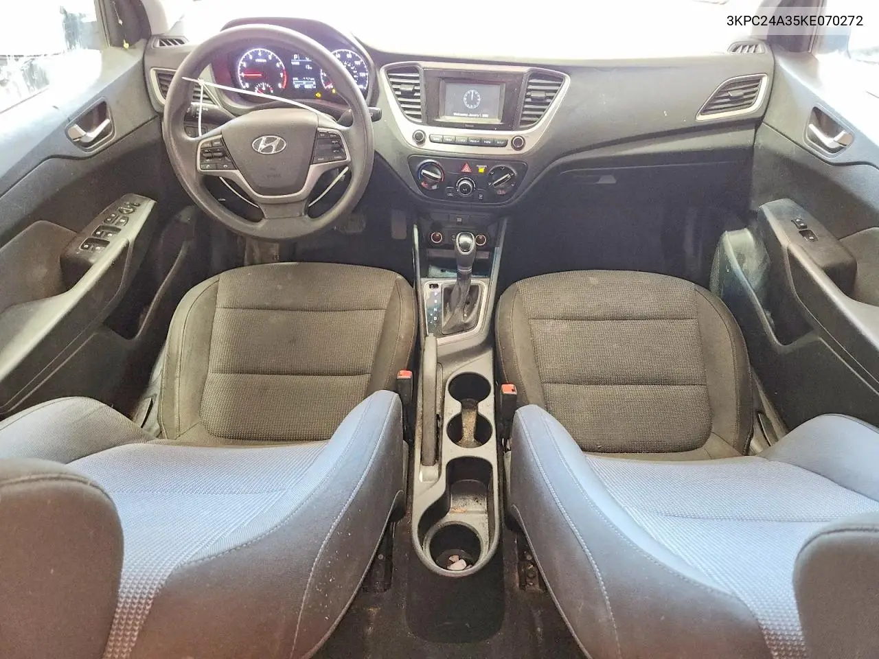 2019 Hyundai Accent Se VIN: 3KPC24A35KE070272 Lot: 61280736