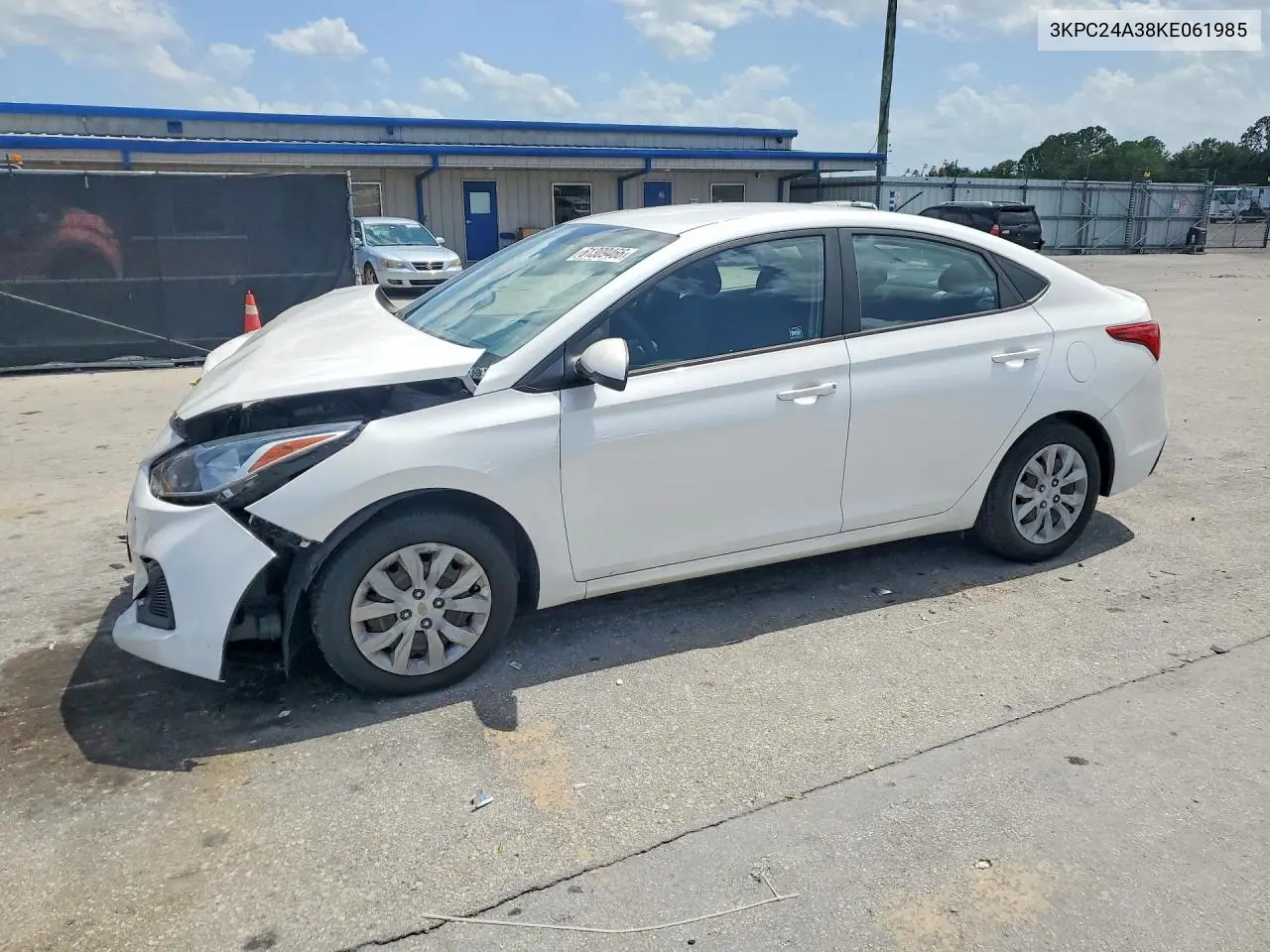 2019 Hyundai Accent Se VIN: 3KPC24A38KE061985 Lot: 61309466
