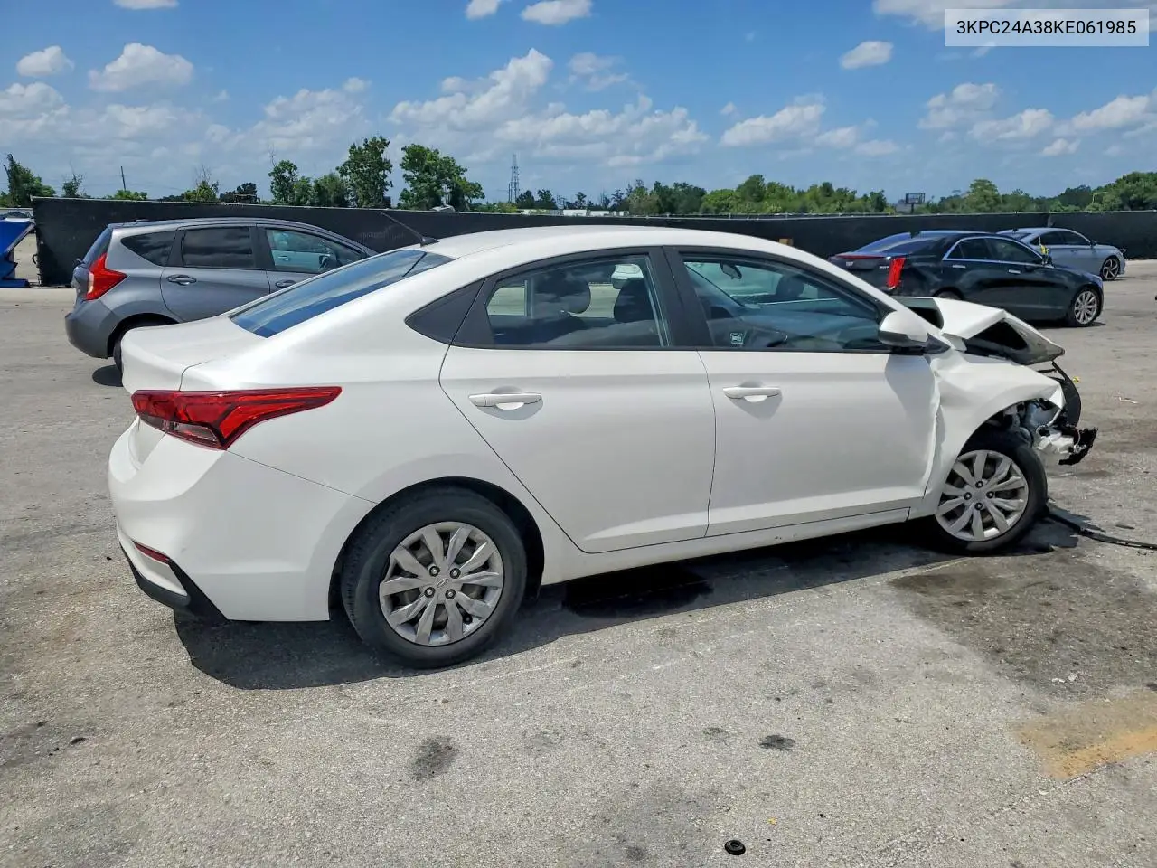 2019 Hyundai Accent Se VIN: 3KPC24A38KE061985 Lot: 61309466