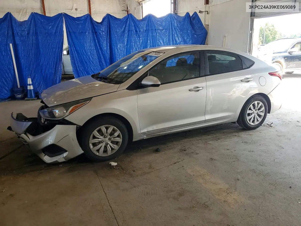 2019 Hyundai Accent Se VIN: 3KPC24A39KE069089 Lot: 61319006