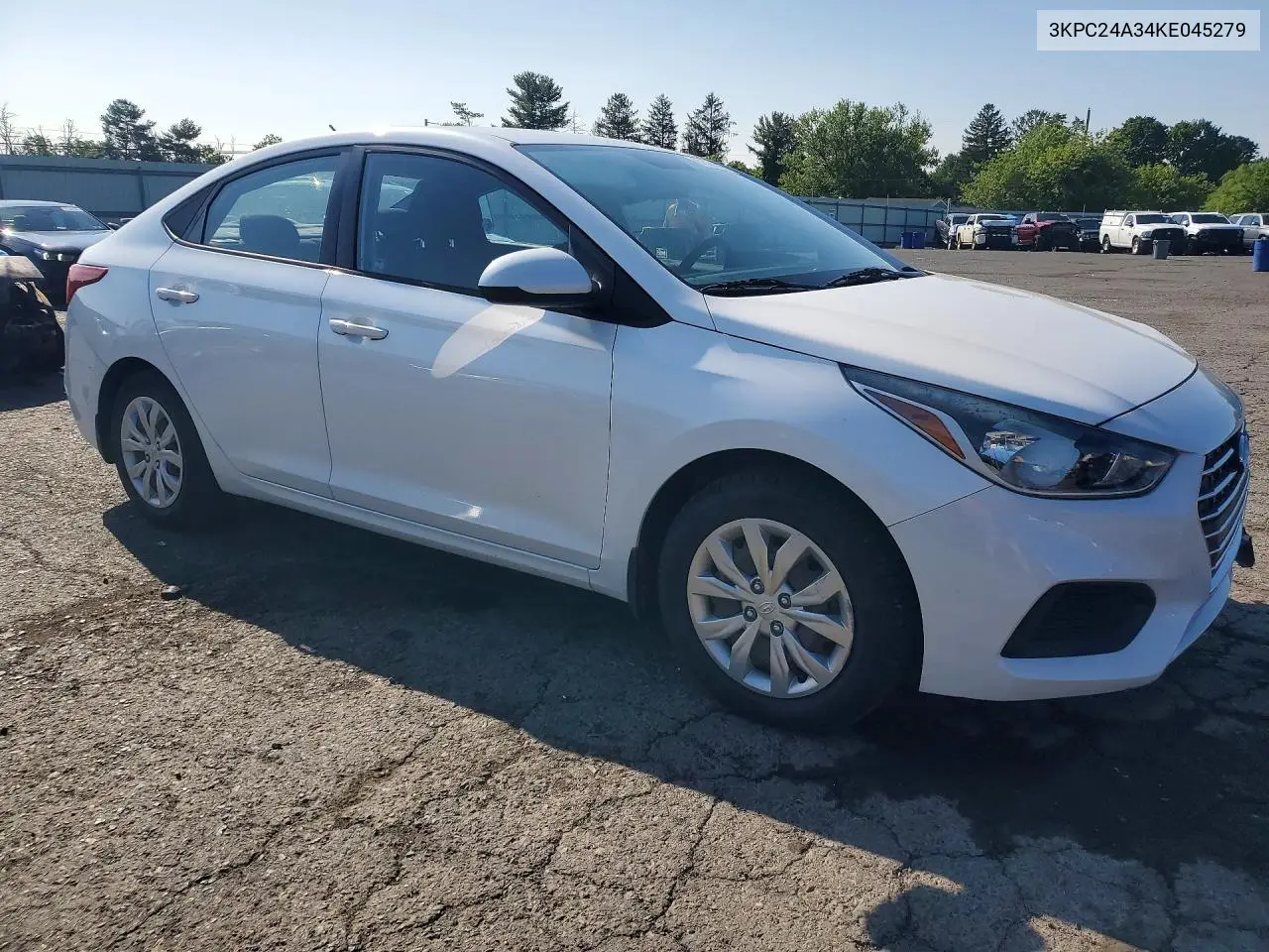 2019 Hyundai Accent Se VIN: 3KPC24A34KE045279 Lot: 61534016