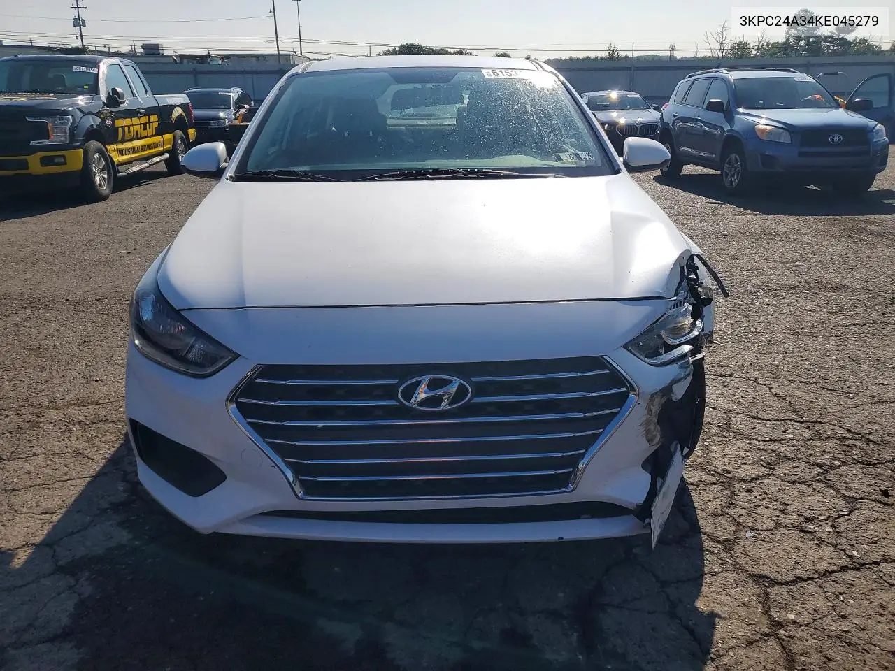 2019 Hyundai Accent Se VIN: 3KPC24A34KE045279 Lot: 61534016