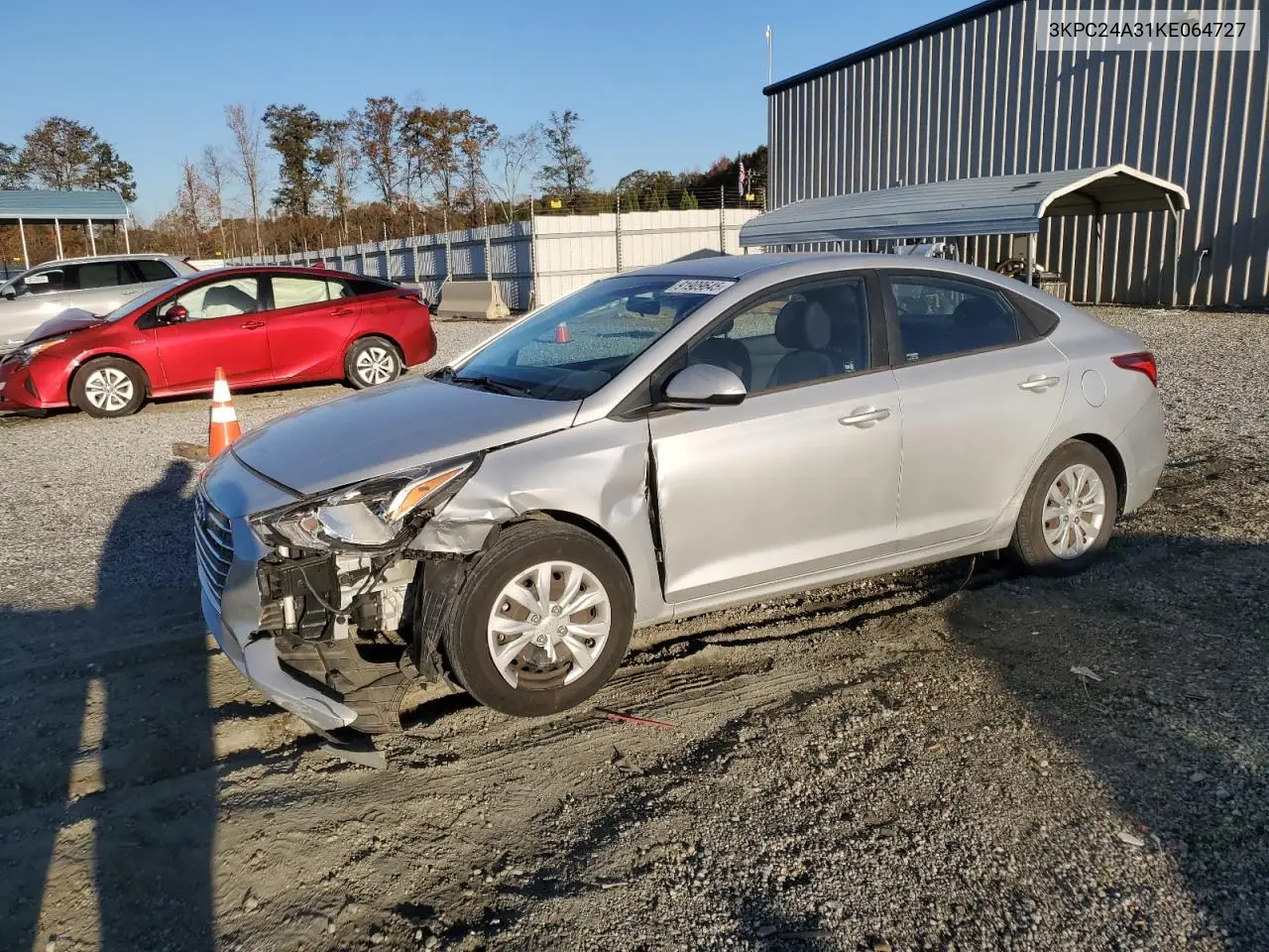3KPC24A31KE064727 2019 Hyundai Accent Se