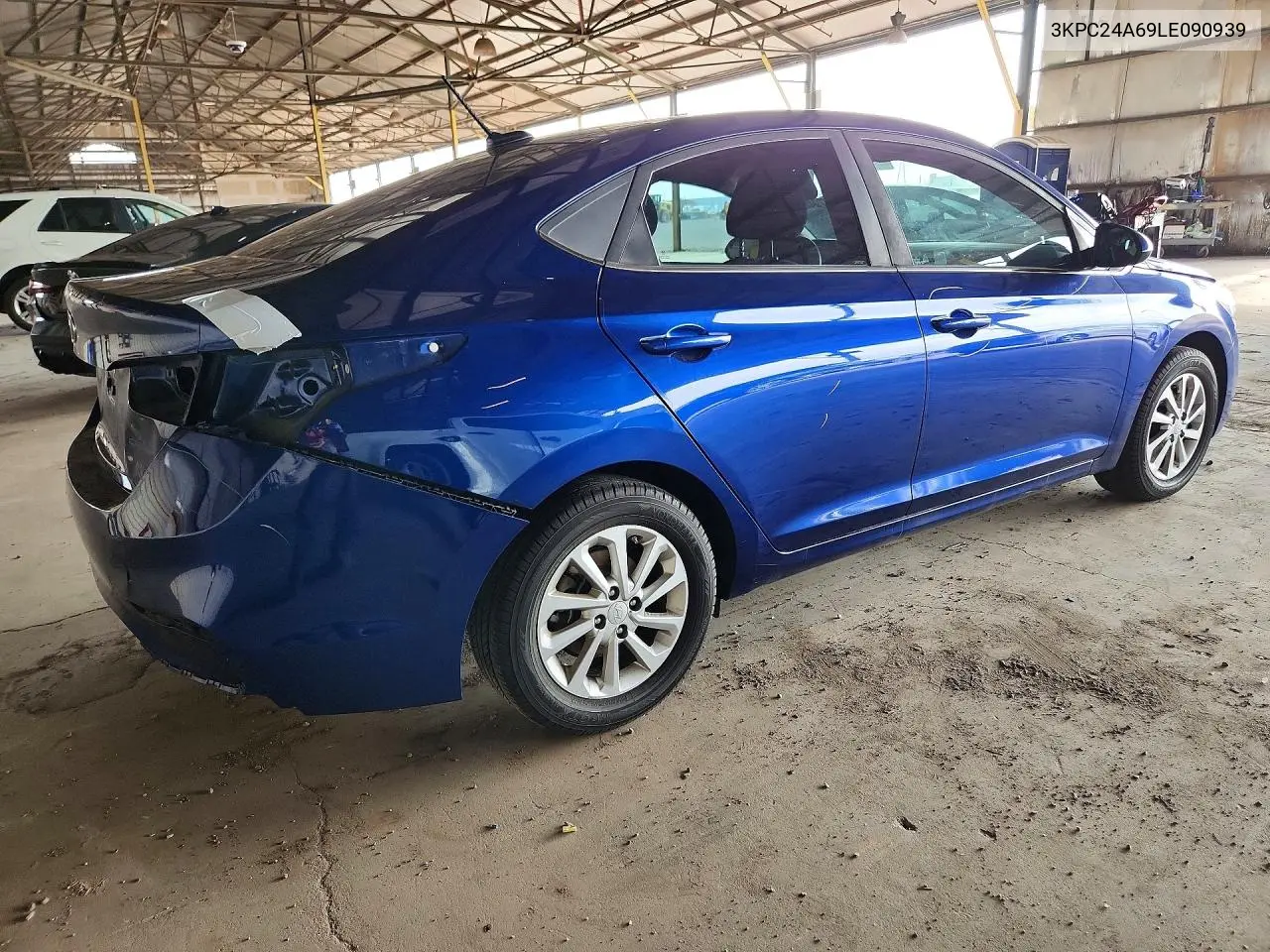 2020 Hyundai Accent Sel VIN: 3KPC24A69LE090939 Lot: 60527946