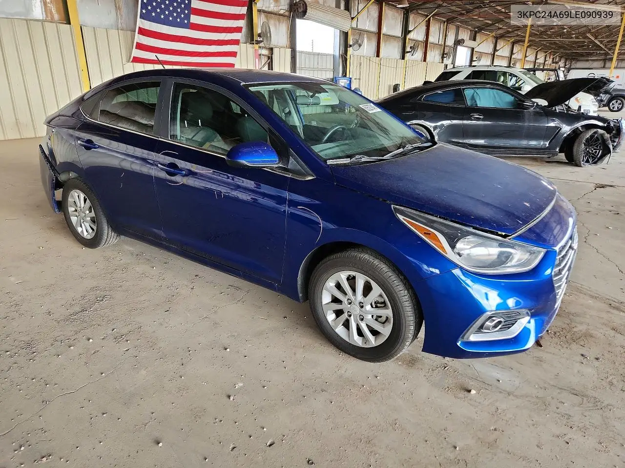 2020 Hyundai Accent Sel VIN: 3KPC24A69LE090939 Lot: 60527946