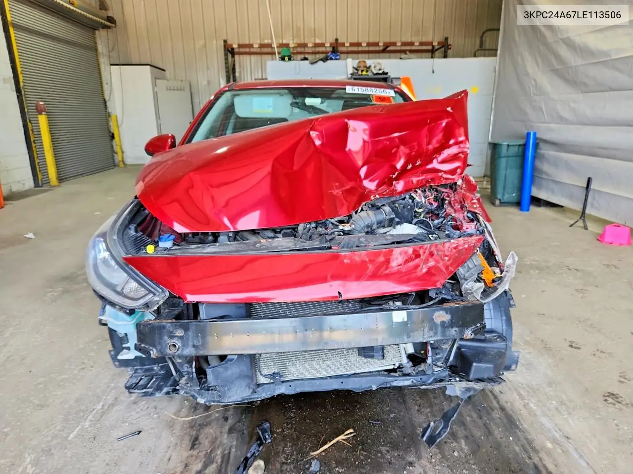 2020 Hyundai Accent Se VIN: 3KPC24A67LE113506 Lot: 61588256