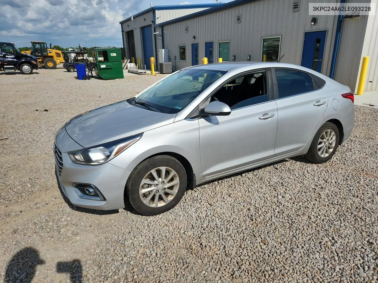 2020 Hyundai Accent Sel VIN: 3KPC24A62LE093228 Lot: 61944186