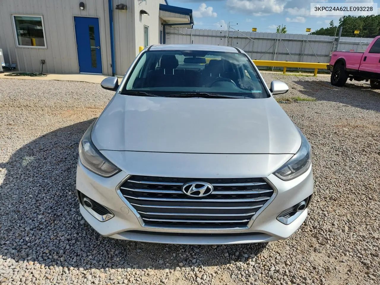 2020 Hyundai Accent Sel VIN: 3KPC24A62LE093228 Lot: 61944186