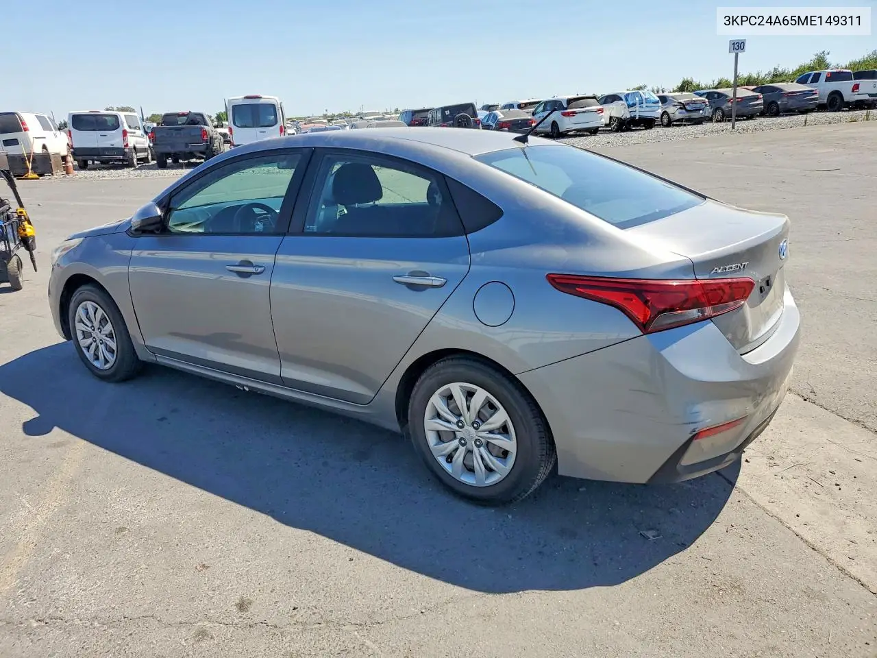 2021 Hyundai Accent Se VIN: 3KPC24A65ME149311 Lot: 58407536