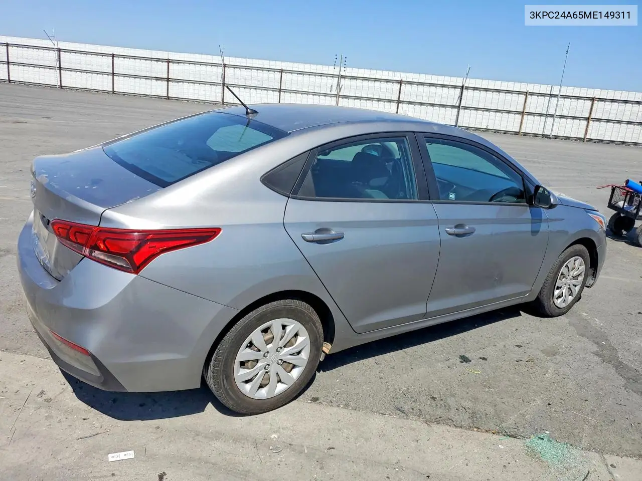 2021 Hyundai Accent Se VIN: 3KPC24A65ME149311 Lot: 58407536
