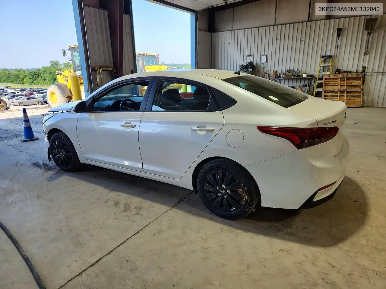 2021 Hyundai Accent Se VIN: 3KPC24A63ME132040 Lot: 59238026