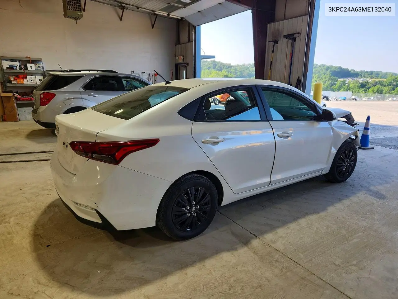 2021 Hyundai Accent Se VIN: 3KPC24A63ME132040 Lot: 59238026