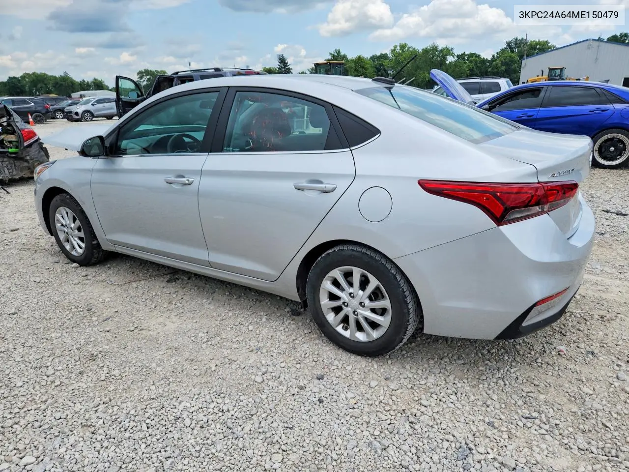2021 Hyundai Accent Sel VIN: 3KPC24A64ME150479 Lot: 60604296