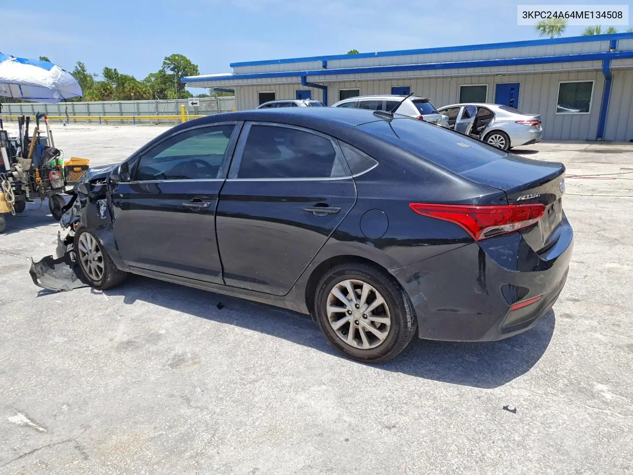 2021 Hyundai Accent Sel VIN: 3KPC24A64ME134508 Lot: 61203476