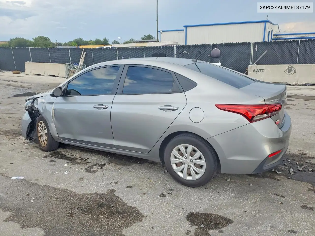 2021 Hyundai Accent Se VIN: 3KPC24A64ME137179 Lot: 61470296