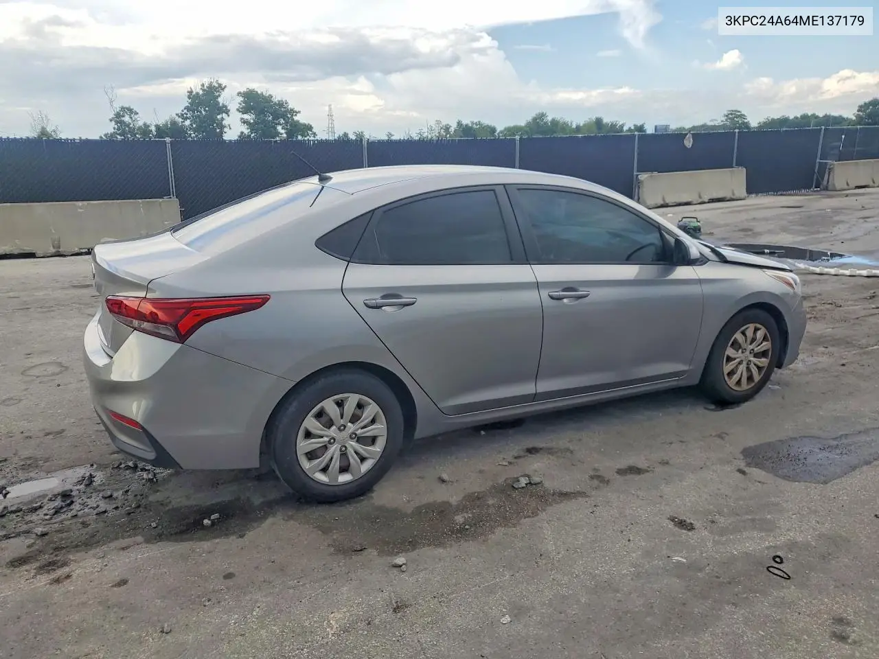 2021 Hyundai Accent Se VIN: 3KPC24A64ME137179 Lot: 61470296