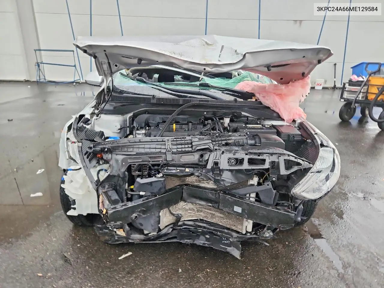 2021 Hyundai Accent Se VIN: 3KPC24A66ME129584 Lot: 61755306