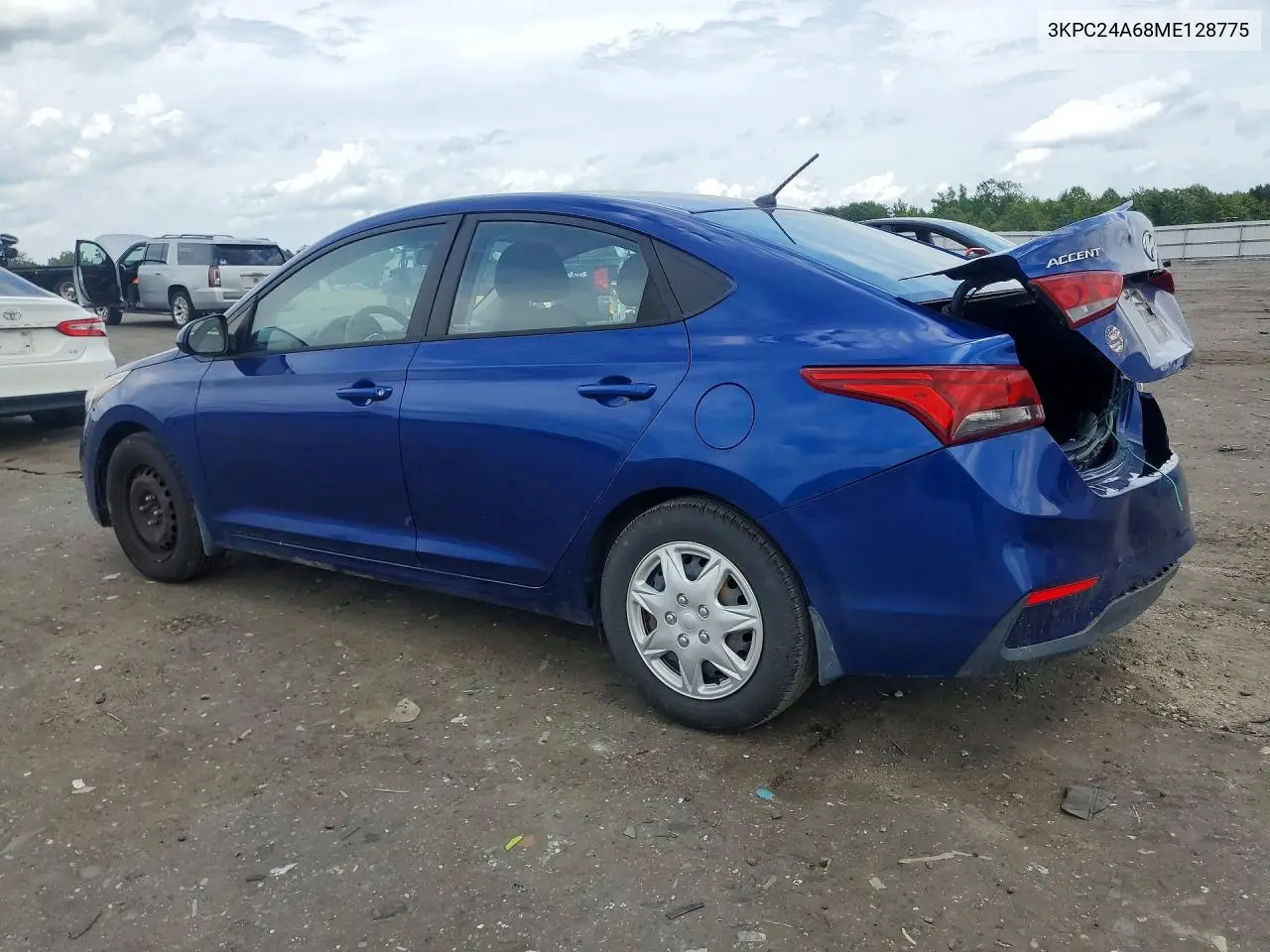 2021 Hyundai Accent Se VIN: 3KPC24A68ME128775 Lot: 61967066