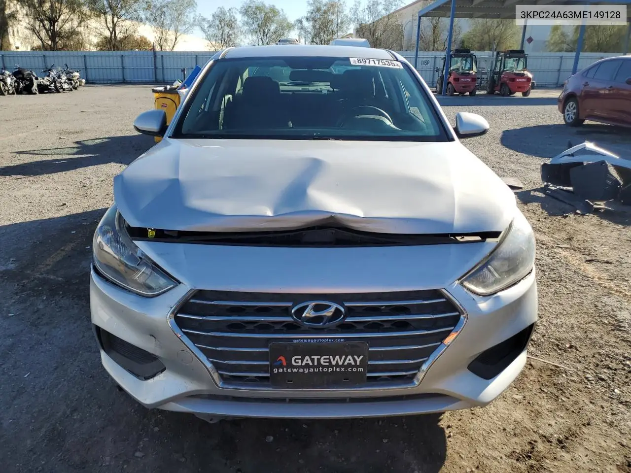 3KPC24A63ME149128 2021 Hyundai Accent Se