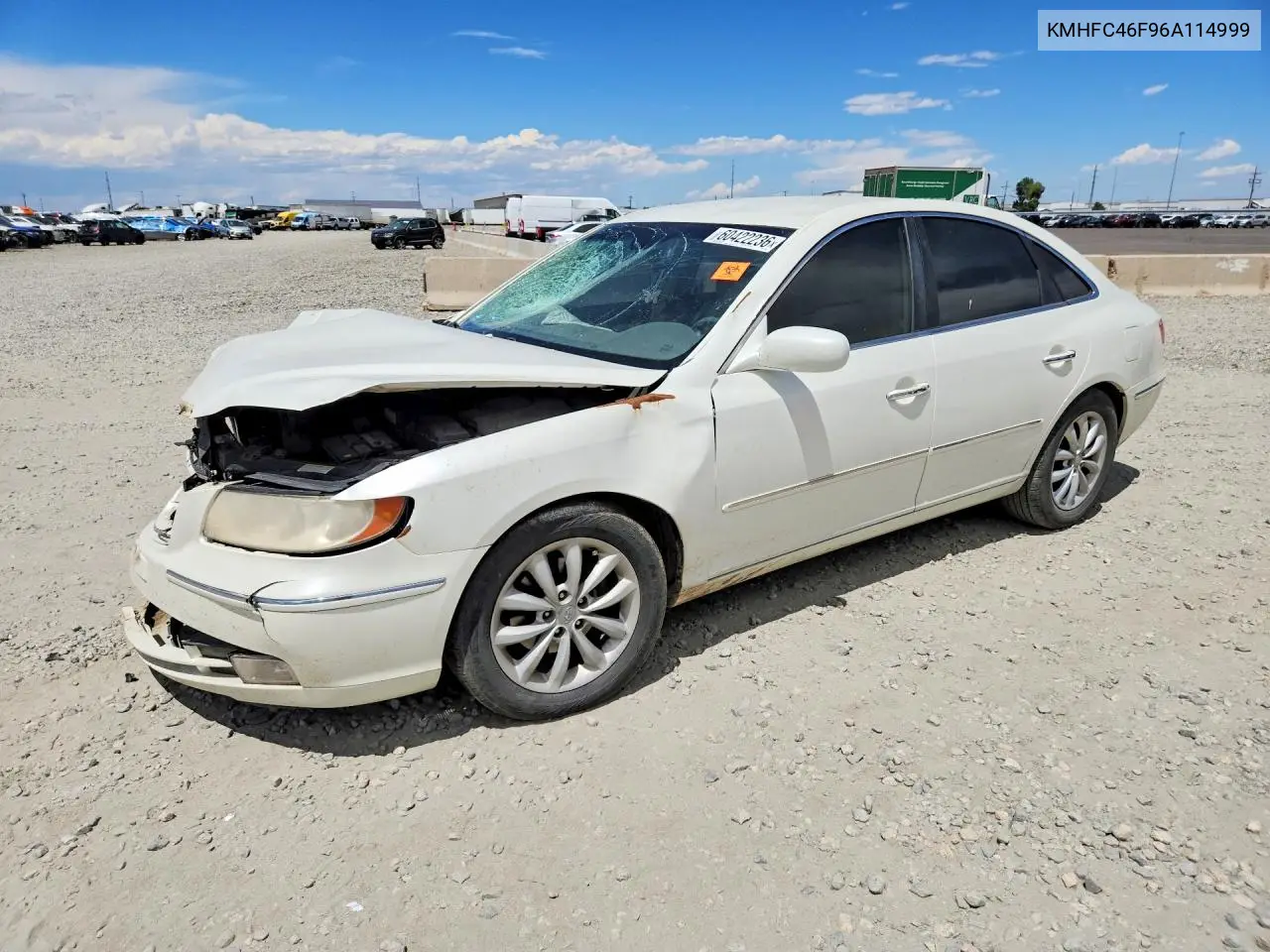 2006 Hyundai Azera Se VIN: KMHFC46F96A114999 Lot: 60422236