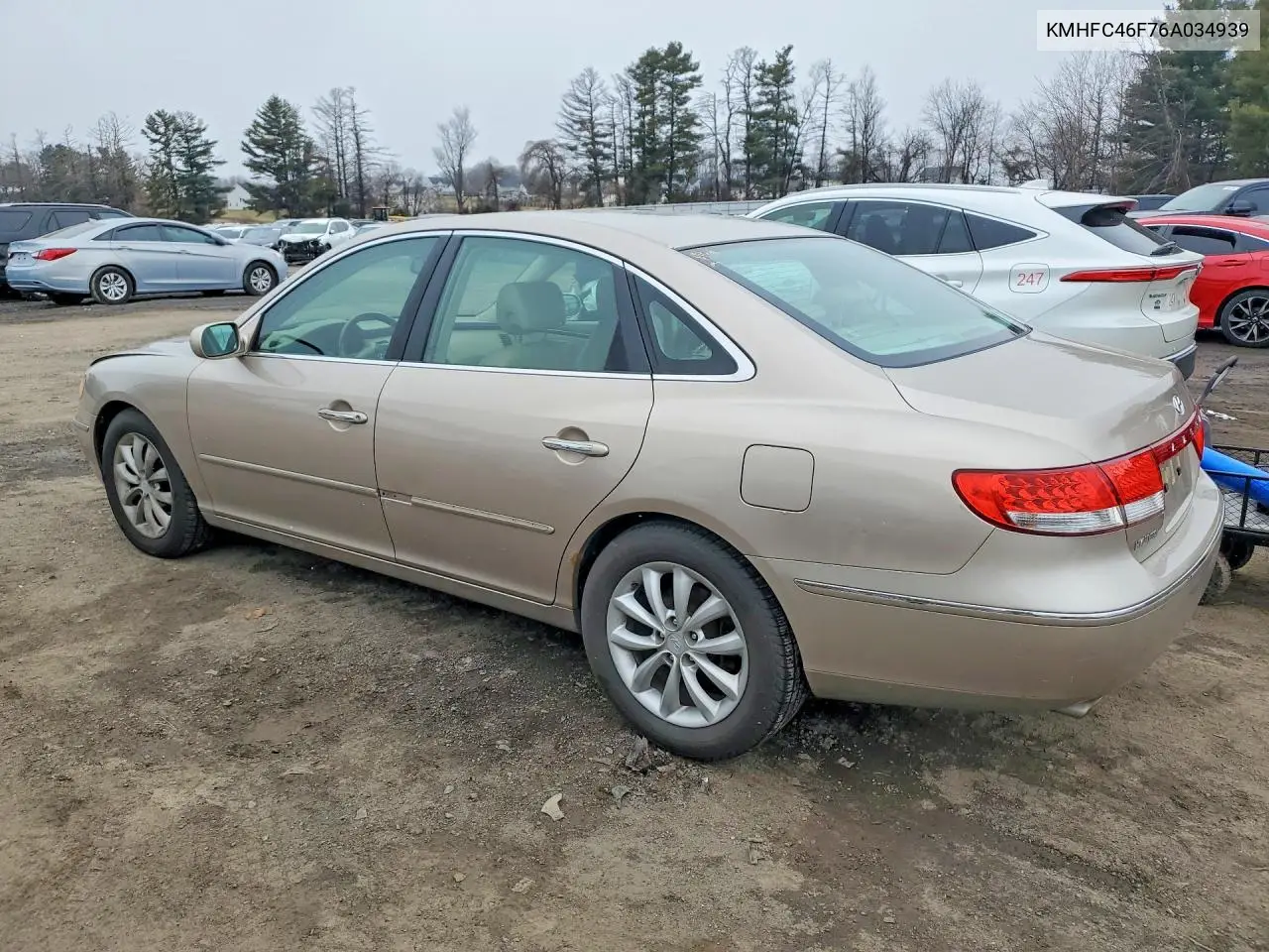 2006 Hyundai Azera Se VIN: KMHFC46F76A034939 Lot: 79261195