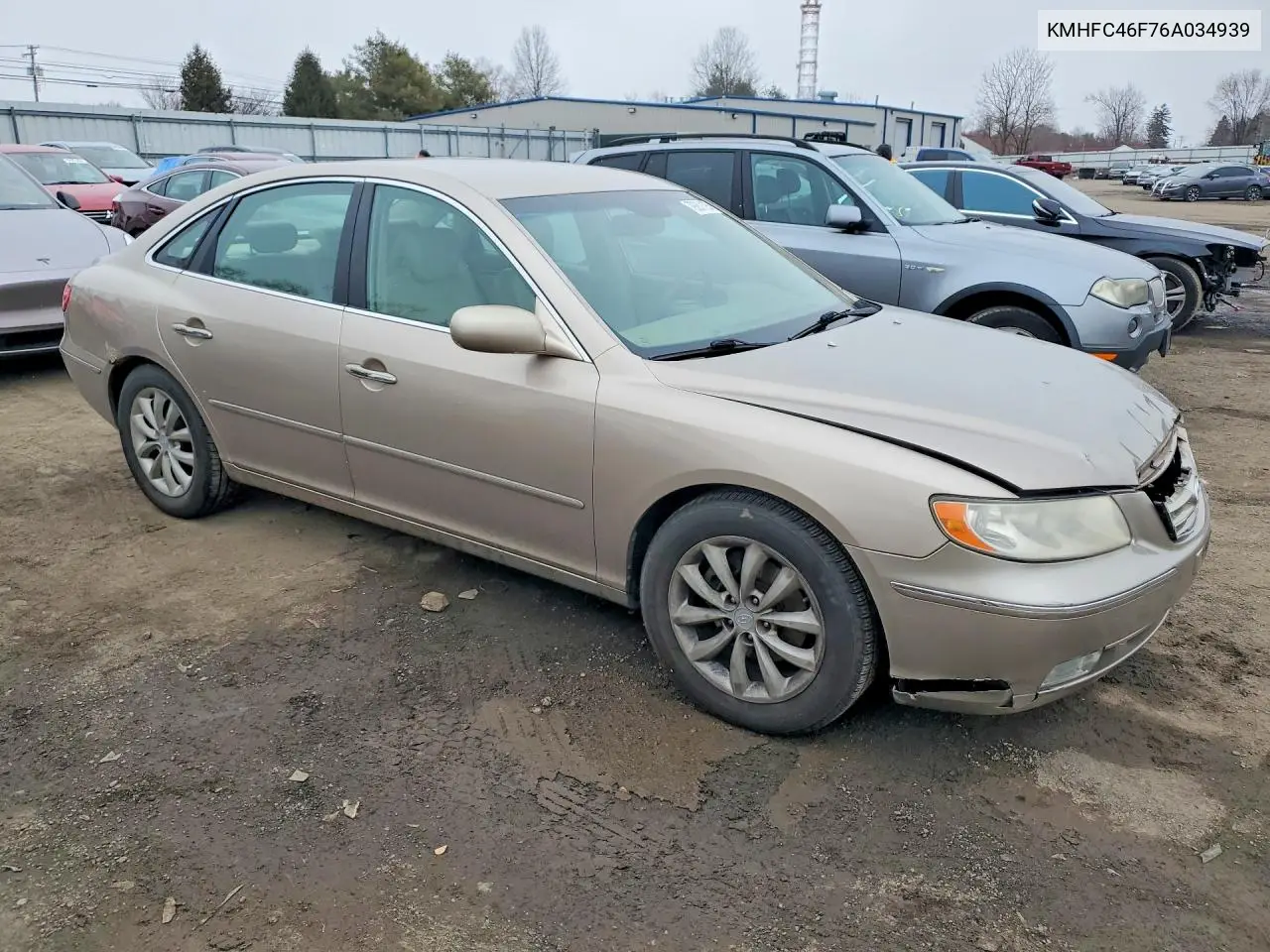 2006 Hyundai Azera Se VIN: KMHFC46F76A034939 Lot: 79261195