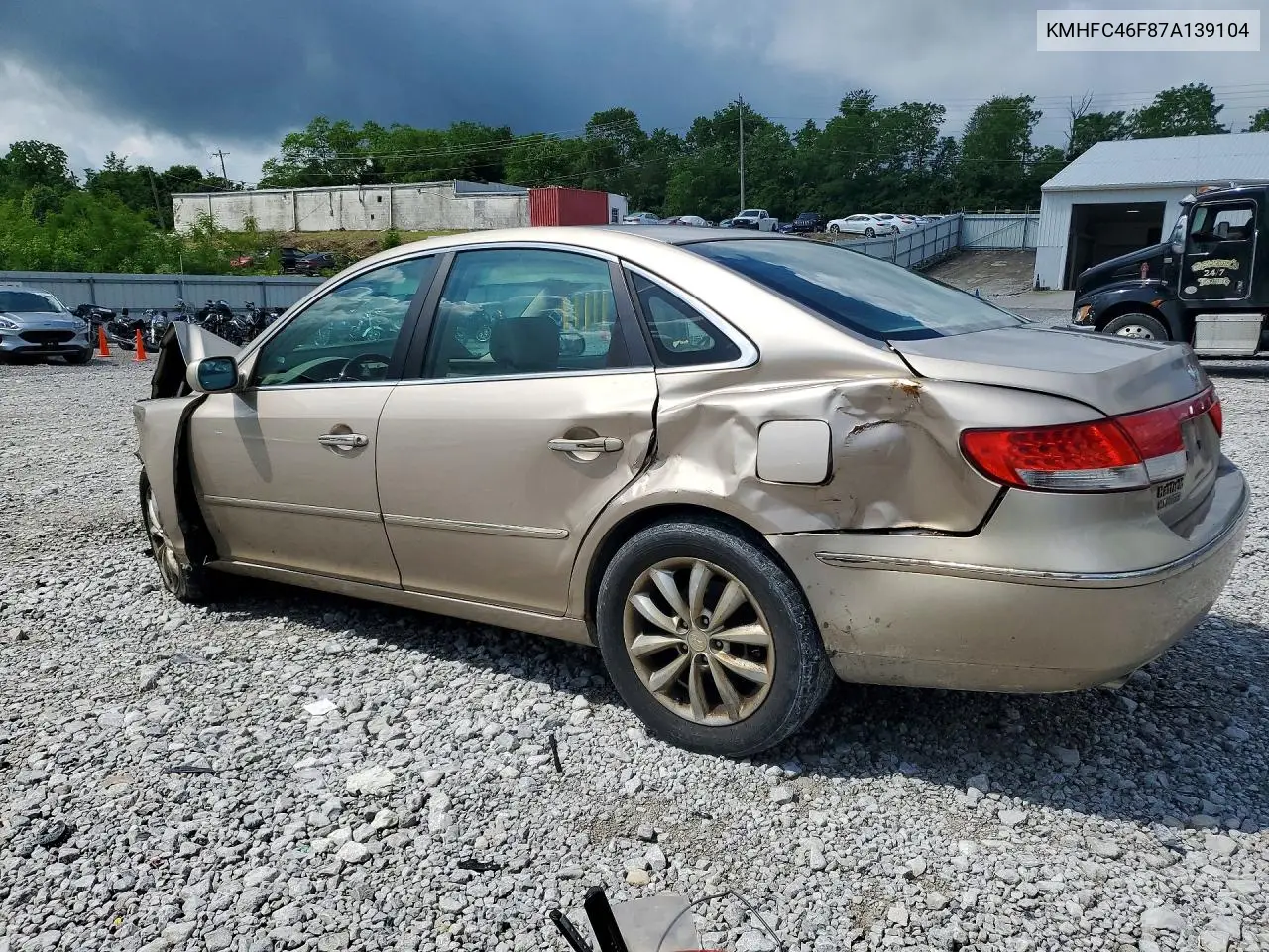 2007 Hyundai Azera Se VIN: KMHFC46F87A139104 Lot: 55046856