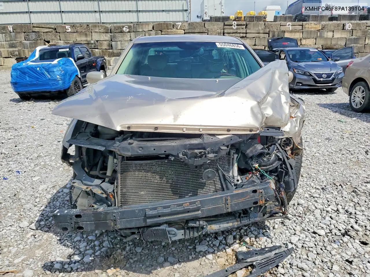 2007 Hyundai Azera Se VIN: KMHFC46F87A139104 Lot: 55046856
