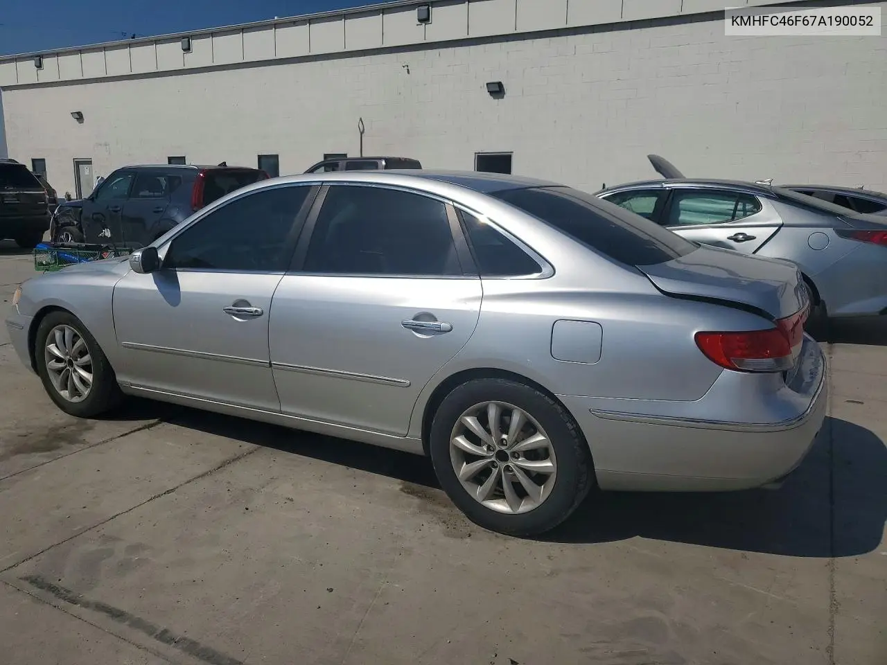 2007 Hyundai Azera VIN: KMHFC46F67A190052 Lot: 58604716