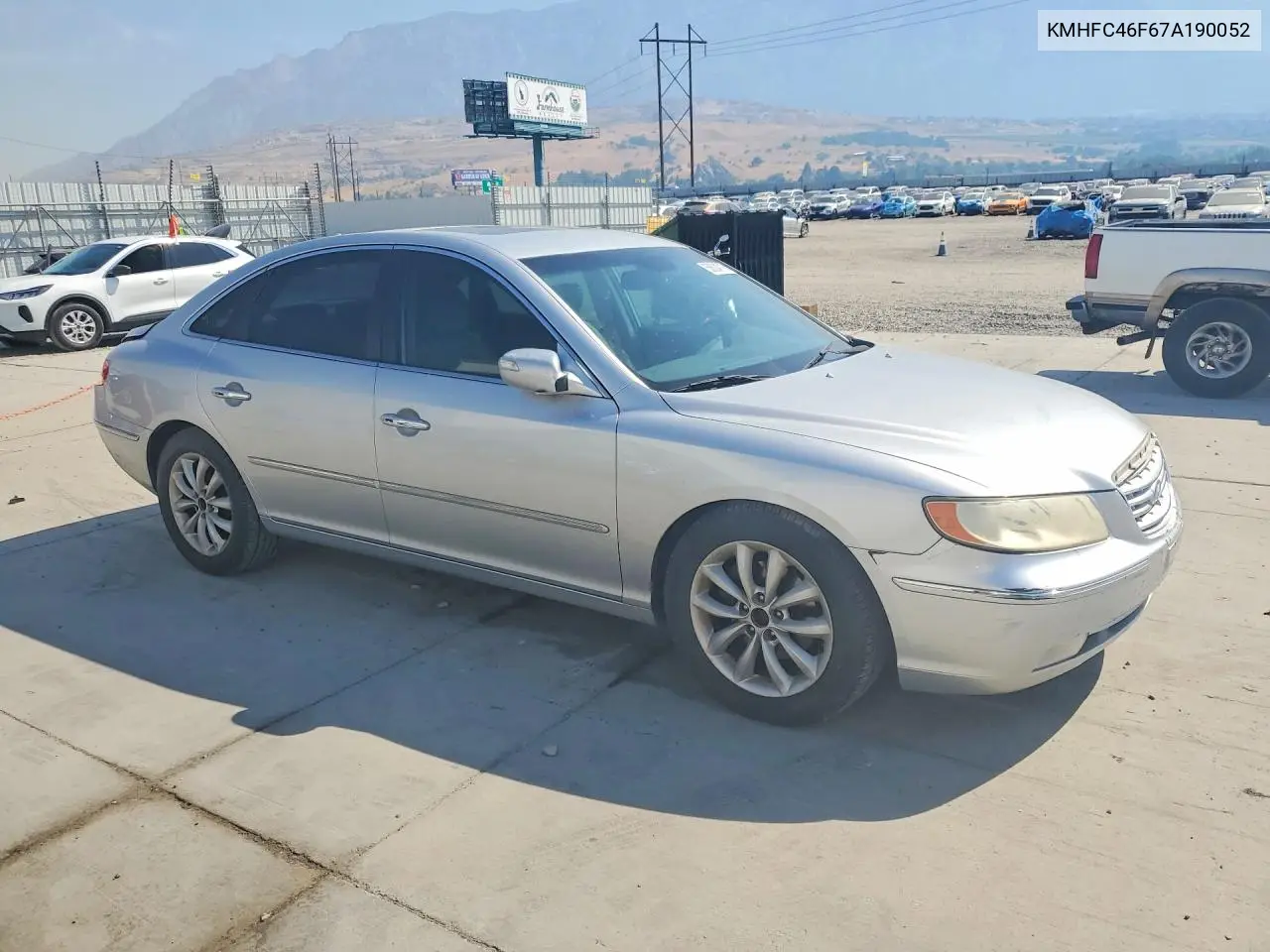 2007 Hyundai Azera VIN: KMHFC46F67A190052 Lot: 58604716