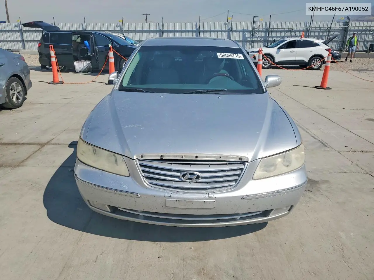 2007 Hyundai Azera VIN: KMHFC46F67A190052 Lot: 58604716