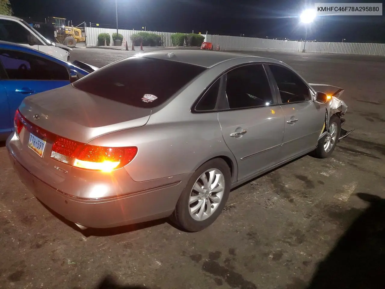 2008 Hyundai Azera Limited VIN: KMHFC46F78A295880 Lot: 49995616