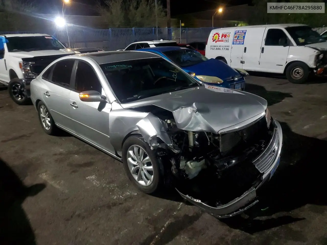 2008 Hyundai Azera Limited VIN: KMHFC46F78A295880 Lot: 49995616