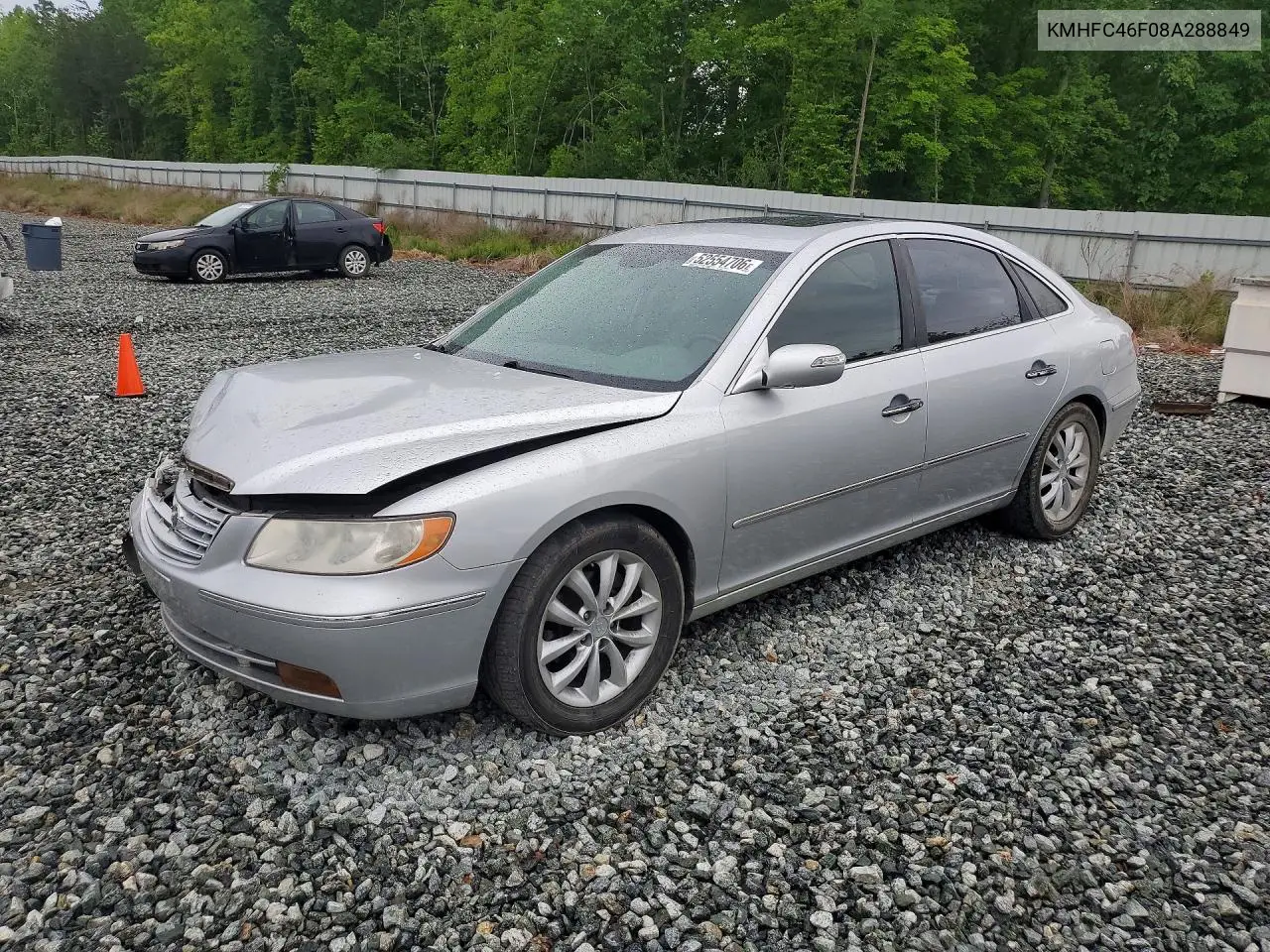 2008 Hyundai Azera Limited VIN: KMHFC46F08A288849 Lot: 52554706
