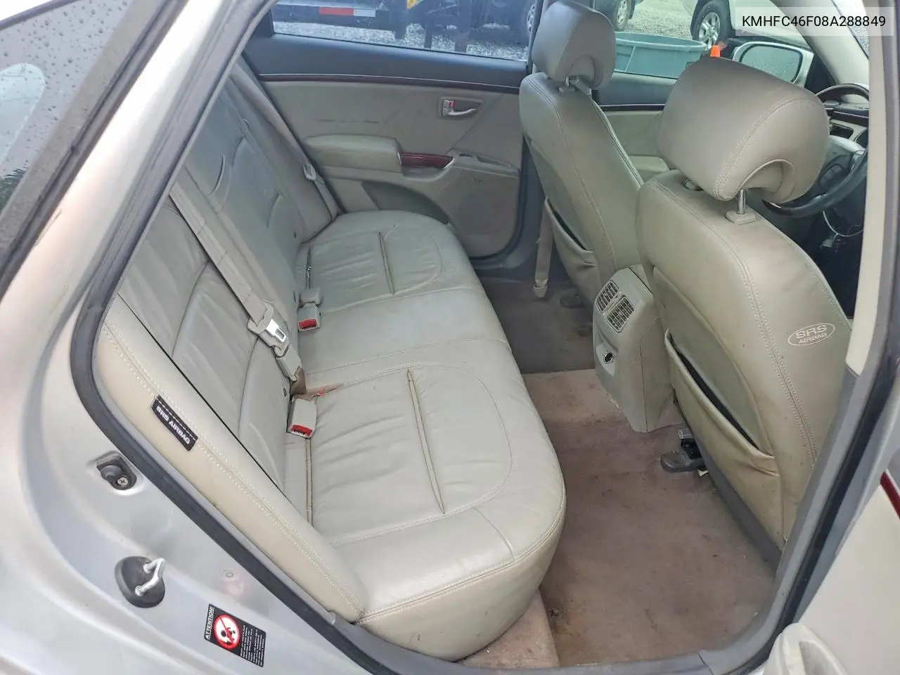 2008 Hyundai Azera Limited VIN: KMHFC46F08A288849 Lot: 52554706