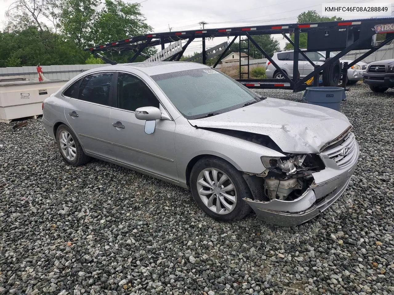 2008 Hyundai Azera Limited VIN: KMHFC46F08A288849 Lot: 52554706