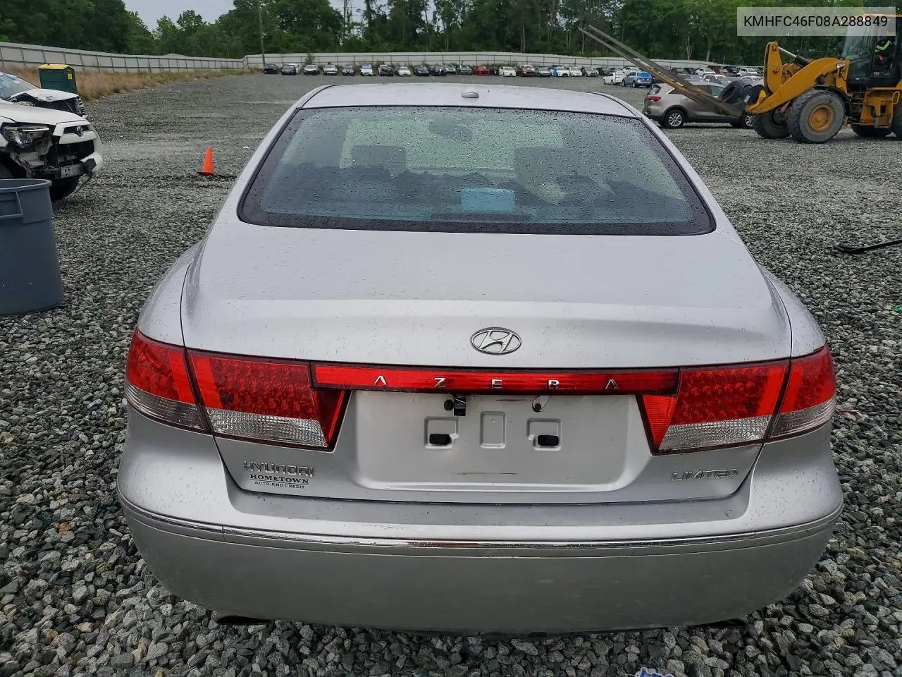 2008 Hyundai Azera Limited VIN: KMHFC46F08A288849 Lot: 52554706