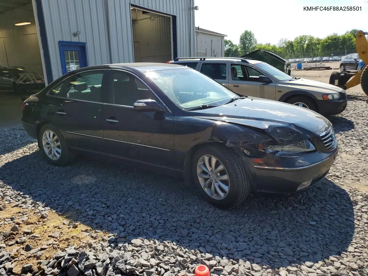 2008 Hyundai Azera Limited VIN: KMHFC46F88A258501 Lot: 56781106