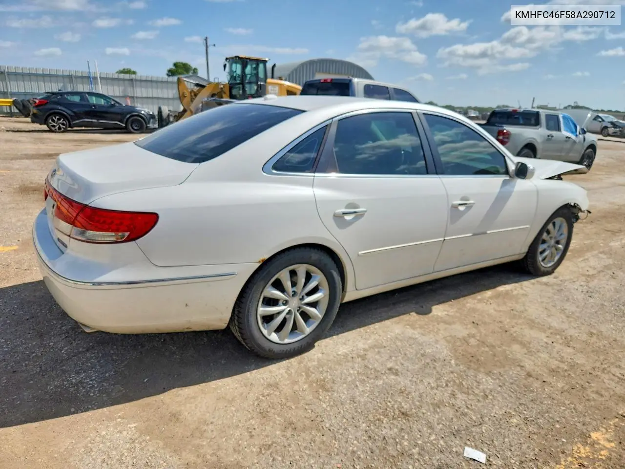 2008 Hyundai Azera Limited VIN: KMHFC46F58A290712 Lot: 57008966