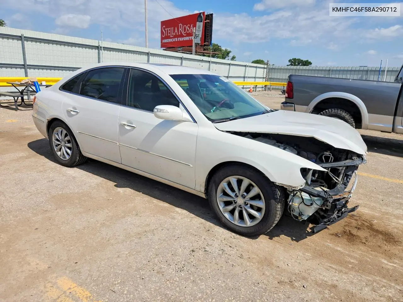 2008 Hyundai Azera Limited VIN: KMHFC46F58A290712 Lot: 57008966