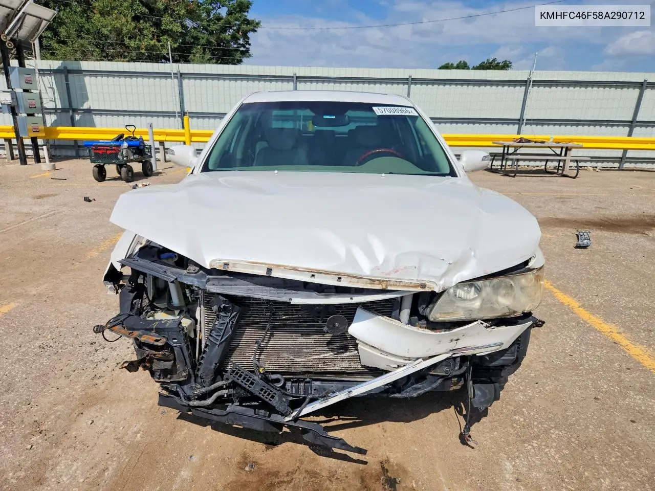 2008 Hyundai Azera Limited VIN: KMHFC46F58A290712 Lot: 57008966