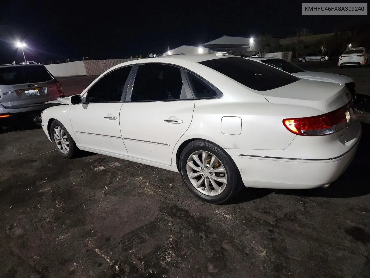 2008 Hyundai Azera Limited VIN: KMHFC46FX8A309240 Lot: 61991306