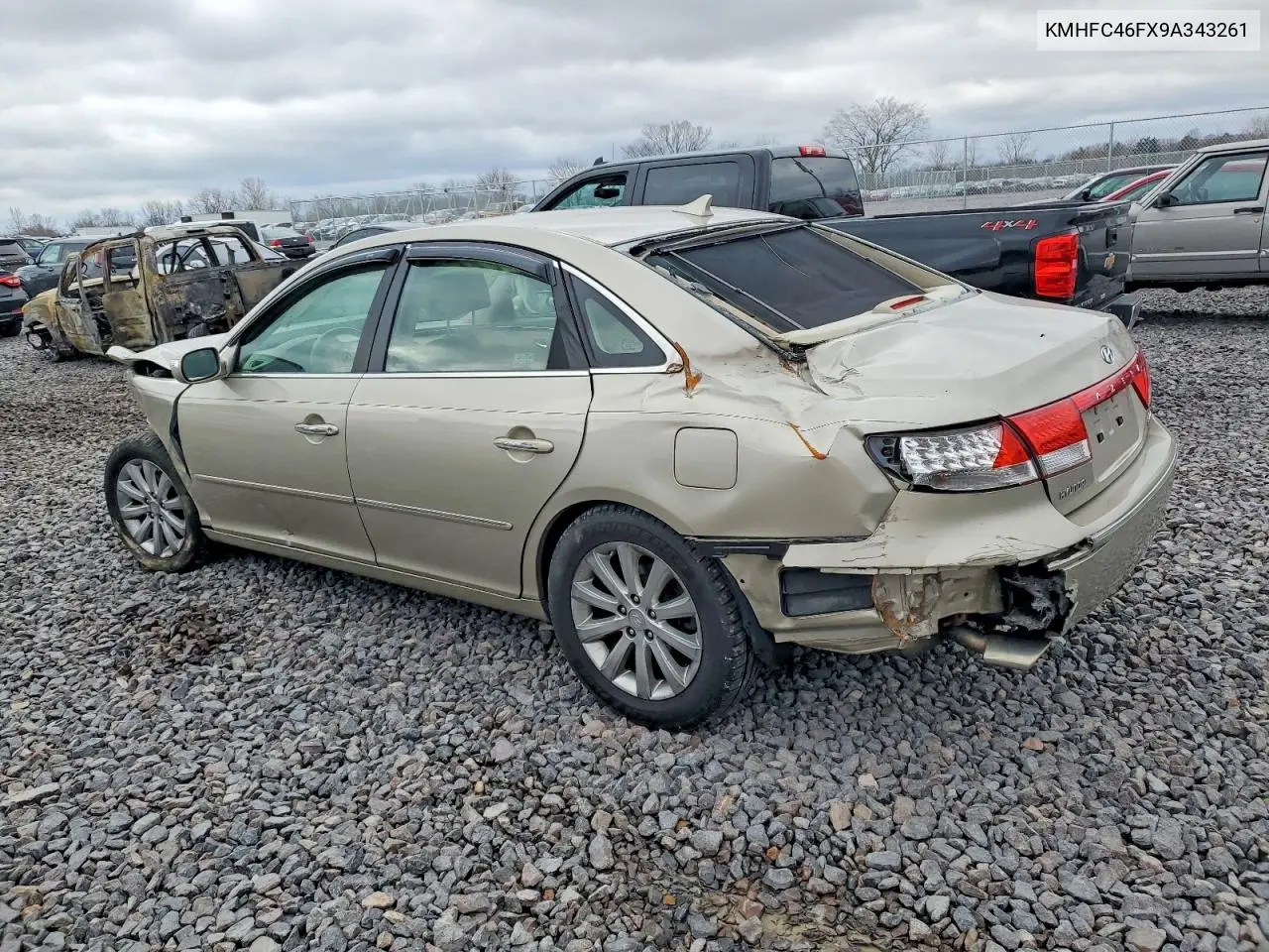 2009 Hyundai Azera Se VIN: KMHFC46FX9A343261 Lot: 56128966
