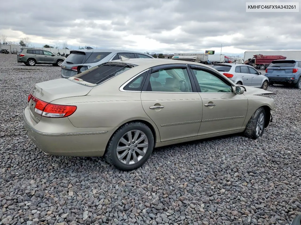 2009 Hyundai Azera Se VIN: KMHFC46FX9A343261 Lot: 56128966