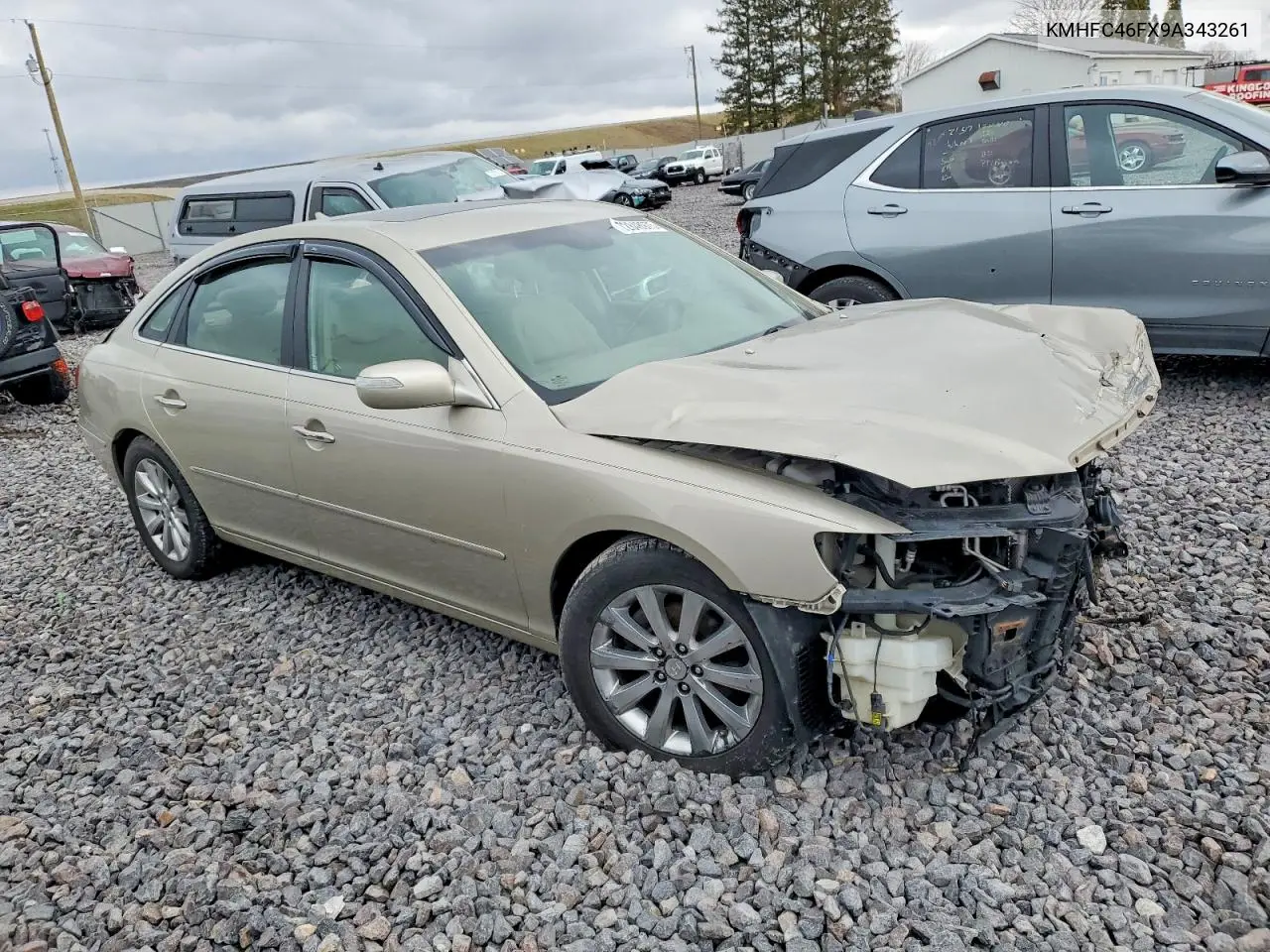 2009 Hyundai Azera Se VIN: KMHFC46FX9A343261 Lot: 56128966