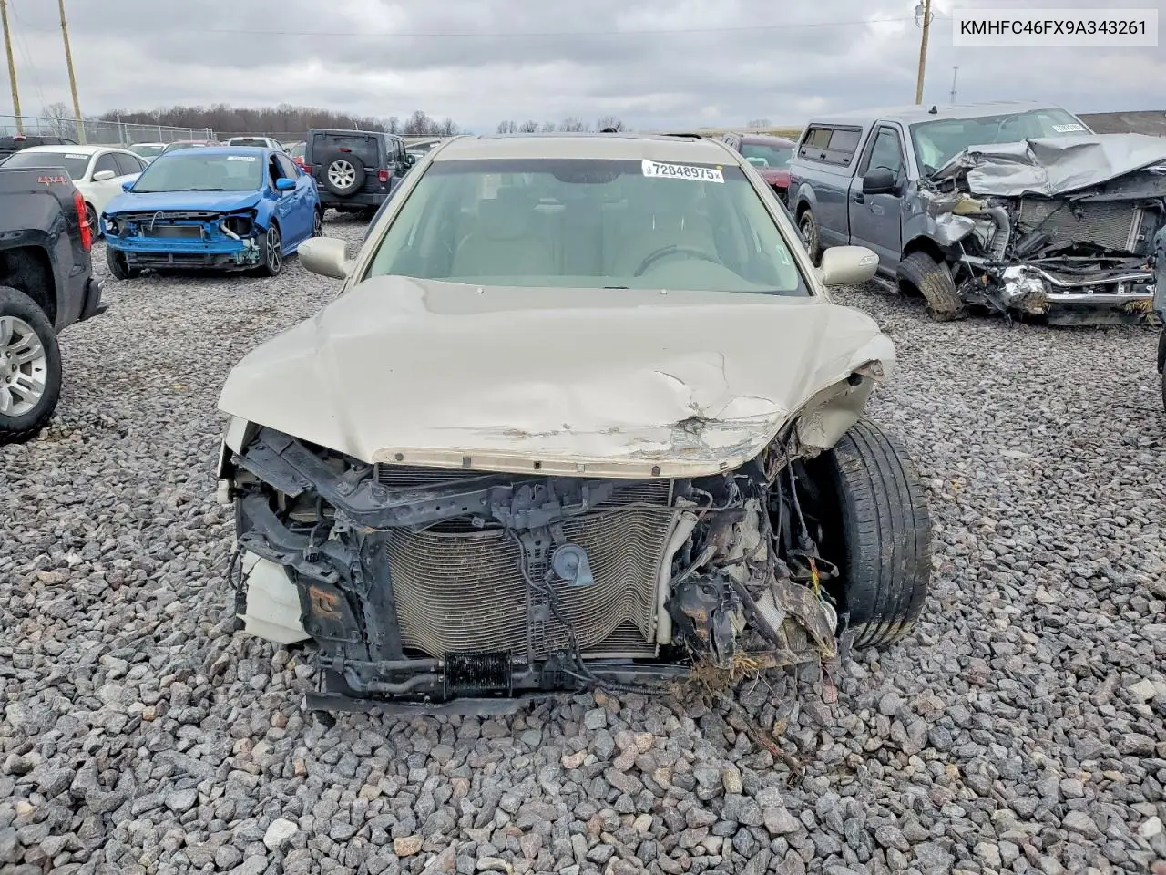 2009 Hyundai Azera Se VIN: KMHFC46FX9A343261 Lot: 56128966