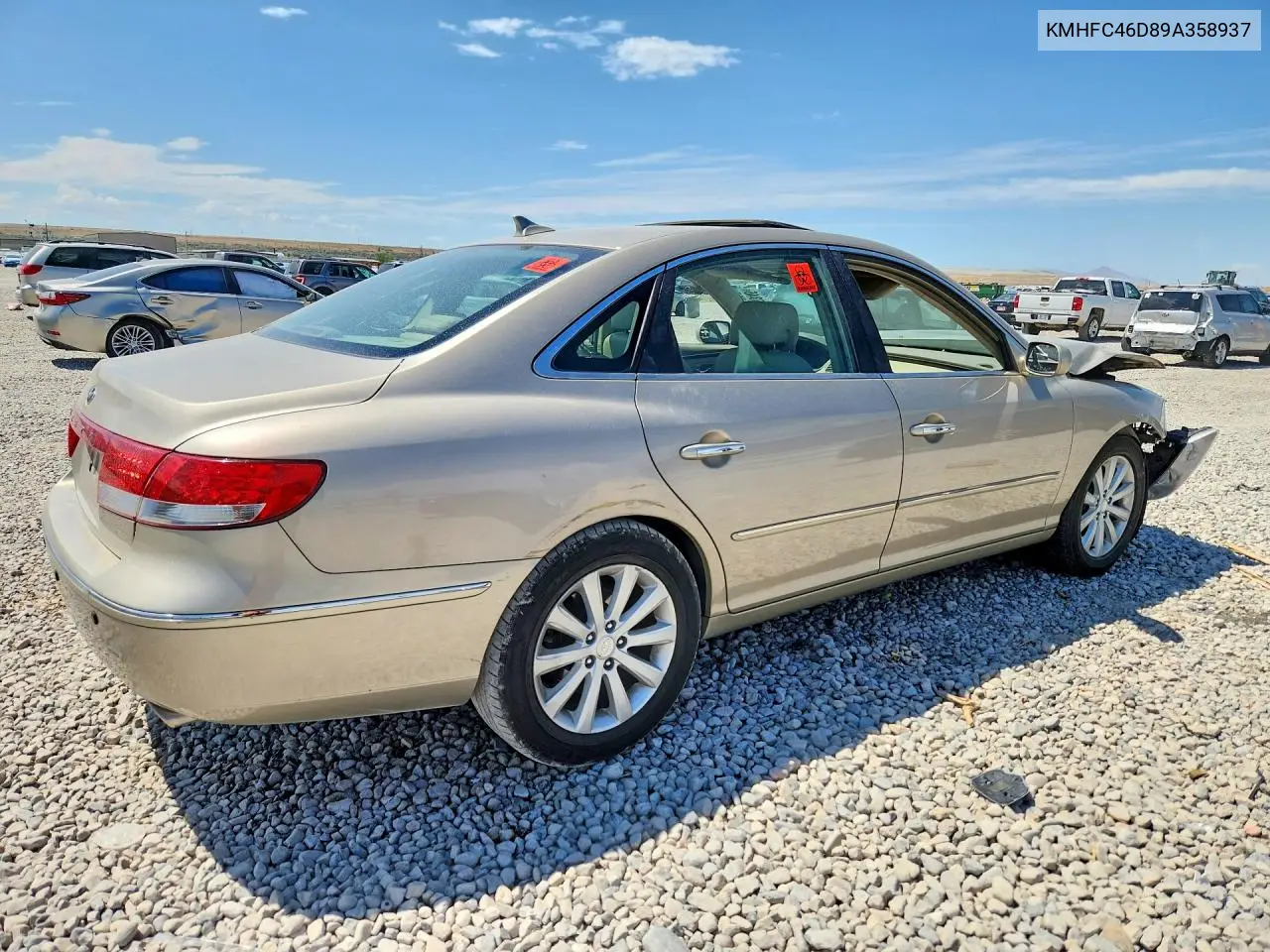 2009 Hyundai Azera Gls VIN: KMHFC46D89A358937 Lot: 61866346